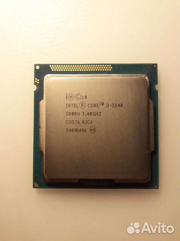 Процессор intel core i3 3240 3.40 mhz