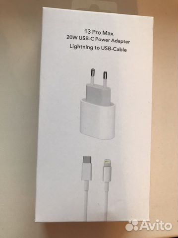 Зарядник для iPhone, Type-C 20w быстрая зарядка
