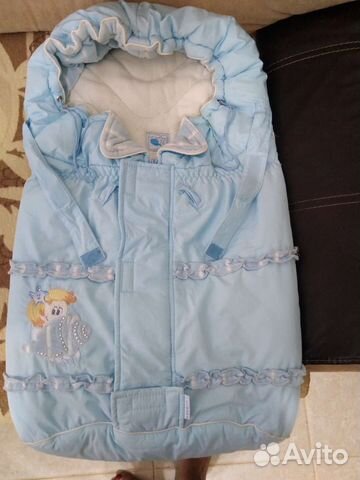 Детский зимний конверт в коляску