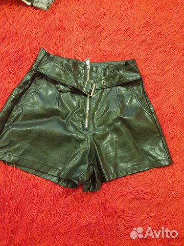 Кожаные шорты