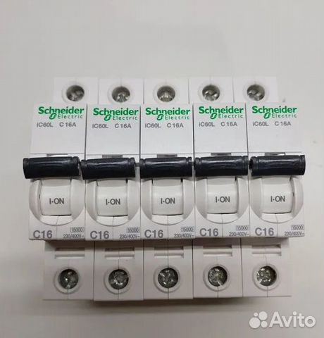 Schneider Electric A9F94116 iC60L 1P 16A C