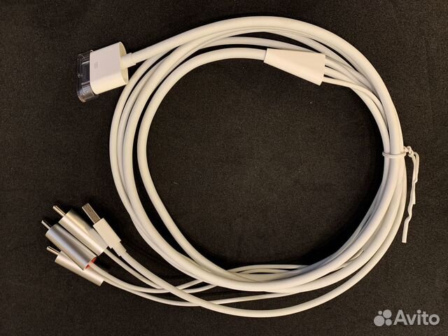 Кабель Composite AV Cable Apple MC748Z (Оригинал)