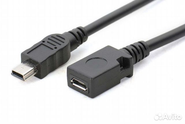 Адаптер Мини-usb папа к Micro USB