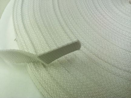 Стропа текстильная 22 мм, цвет белый