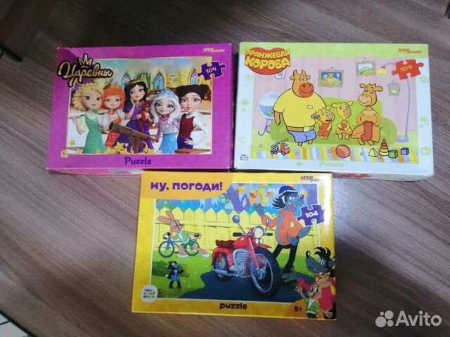 Пазлы 4 шт