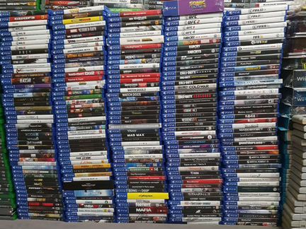 Лицензионные диски на PlayStation 4