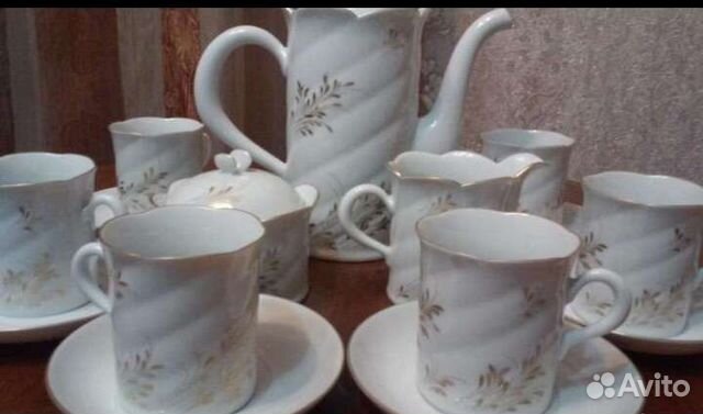 Кофейный сервиз Freiberger Porzellan, Германия, 60