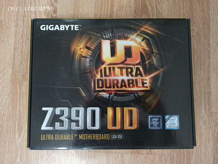 Материнская плата gigabyte Z390 UD + i5-9400F