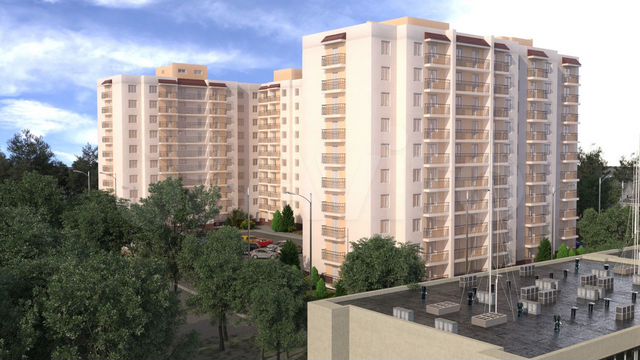 2-к. квартира, 61,6 м², 4/10 эт.