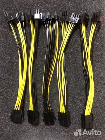 Переходники для видеокарт 8 pin на 2* 8pin