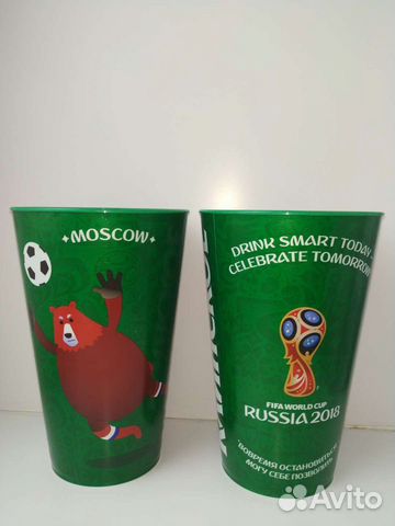 Пивной стакан футбол Fifa 2018 коллекционные