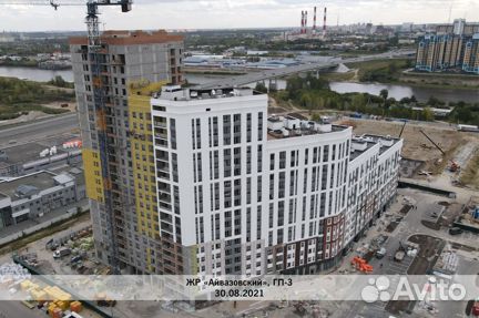 Ход строительства ЖК «Айвазовский City» 3 квартал 2021