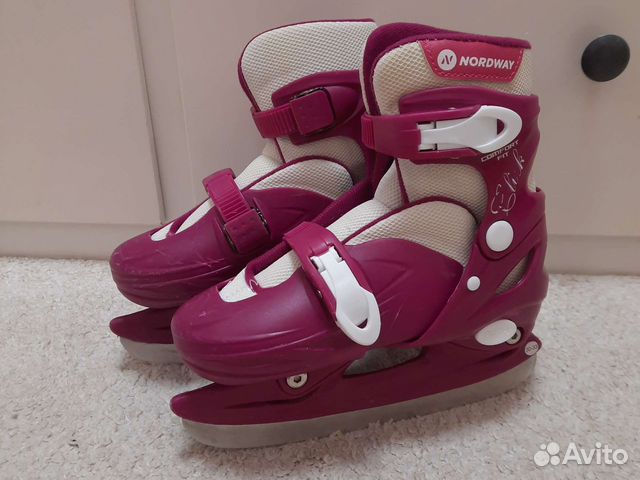 Коньки детские nordway раздвижные с 30-33 размер