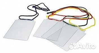 Бейдж горизонтальный и вертикальный шнур