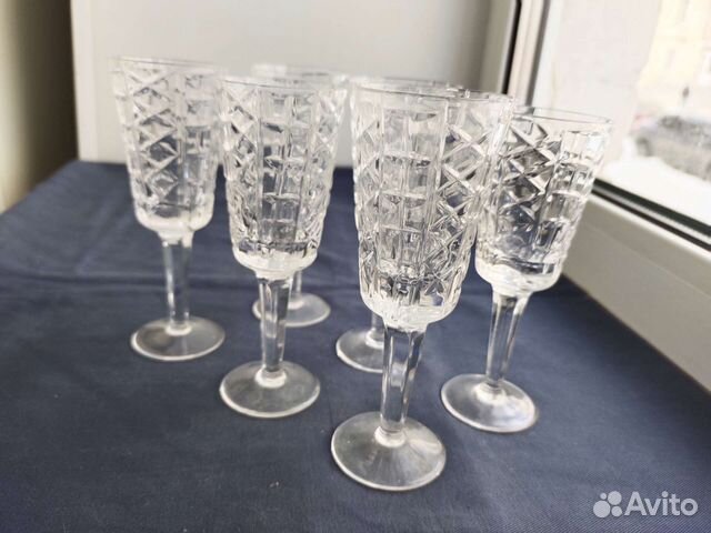 Хрустальные рюмки на ножке СССР