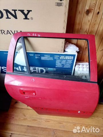 Дверь задняя правая opel astra g универсал