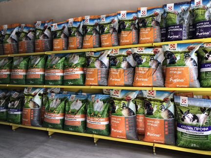 Комбикорм Purina для поросят, индеек, бройлеров