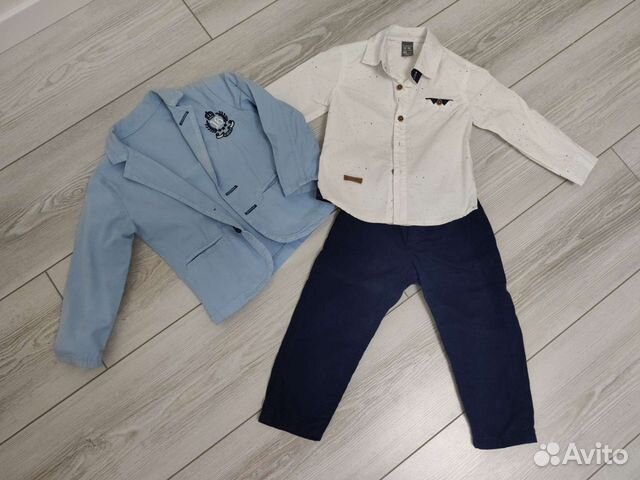 Костюм пиджак и брюки + рубашка