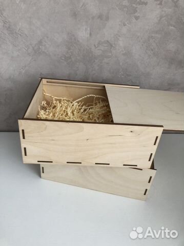 Коробка подарочная деревянная