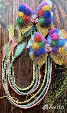 Банты с косами