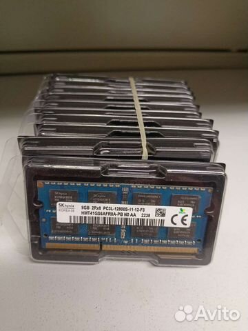 Новая память Hynix ddr3l 8gb PC3L-12800S 1.35в