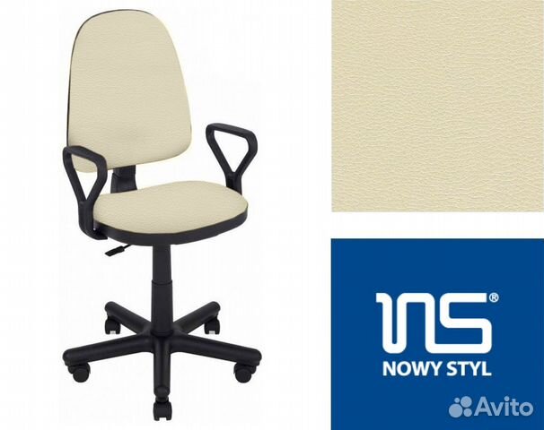 Кресло Престиж Prestige GTP V-18 св.бежевый кожзам