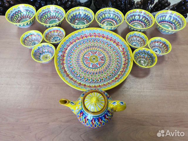 Набор риштанской керамики