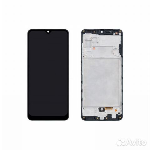 Дисплей Samsung SM-A325F черный+рамка In-cell