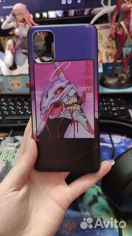 Чехол на samsung а51 аниме Evangelion