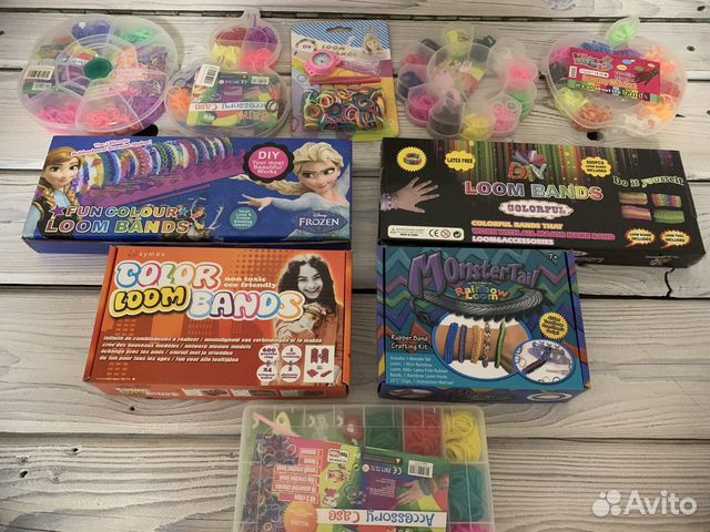 5 наборов резиночек для плетения