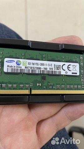 Оперативная память ddr3l 8Gb для ноутбука