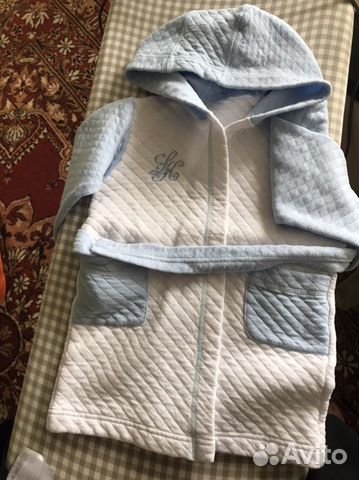 Халат детский 98-104 вафельный