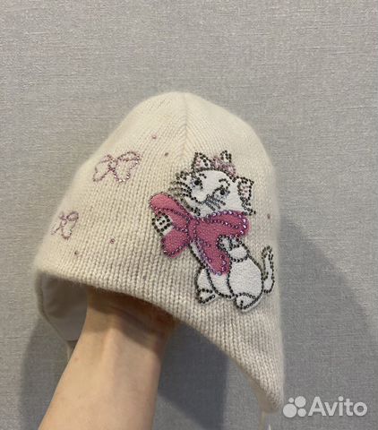 Шапка для девочки зимняя 44-46