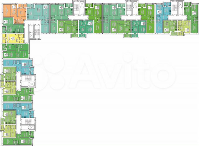 3-к. квартира, 77,4 м², 4/9 эт.