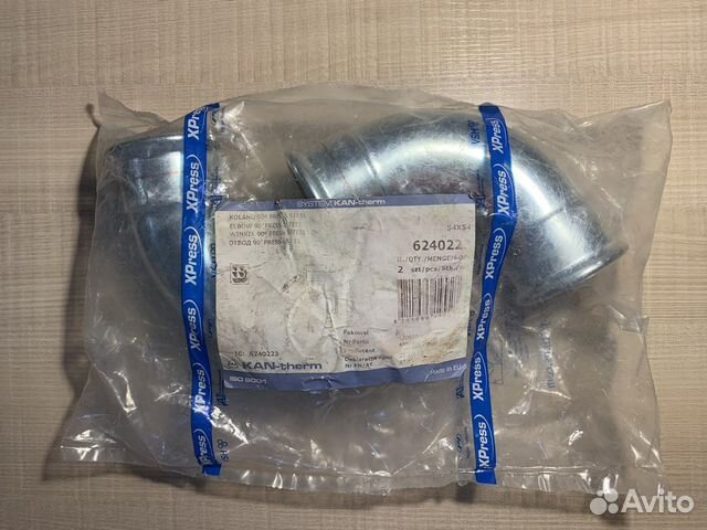 Новый отвод 90 градусов 54х54 kаn-therm