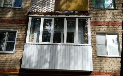 Лоджия из металлопластиковых конструкций