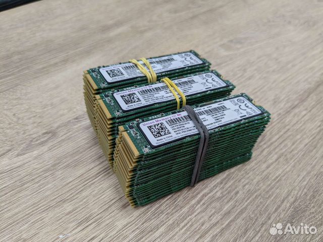 Лот SSD NVMe 256gb 10 штук