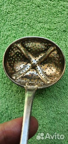 Ситечко для чая Андреевский Крест 1850 год серебро