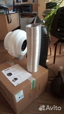 Канальный вентилятор вкк 315 XL повышенной мощност