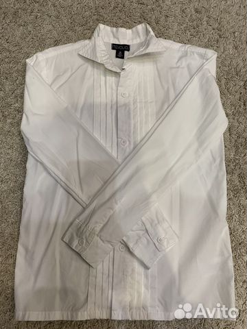 Рубашка белая на 10 лет