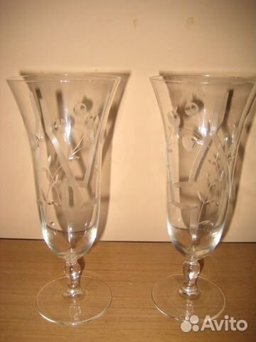 Старинные фужеры