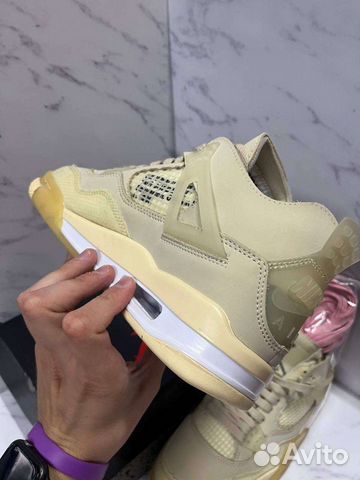 OFF white AIR jordan 4 retro