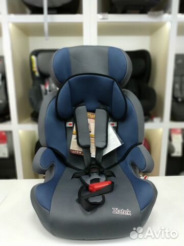 Автокресло от 9мес до 12лет Zlatek Fregat синий