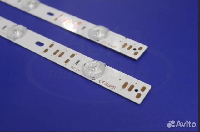 Комплекты - светод. линейки с линзами уже в спайке