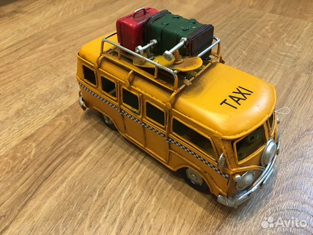 Volkswagen taxi игрушечная декоративная машинка