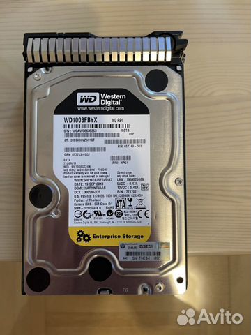 Жесткий диск HP 1 Tb SATA P/N 657749-001
