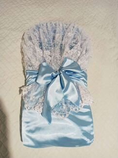 Конверт одеяло на выписку для мальчика