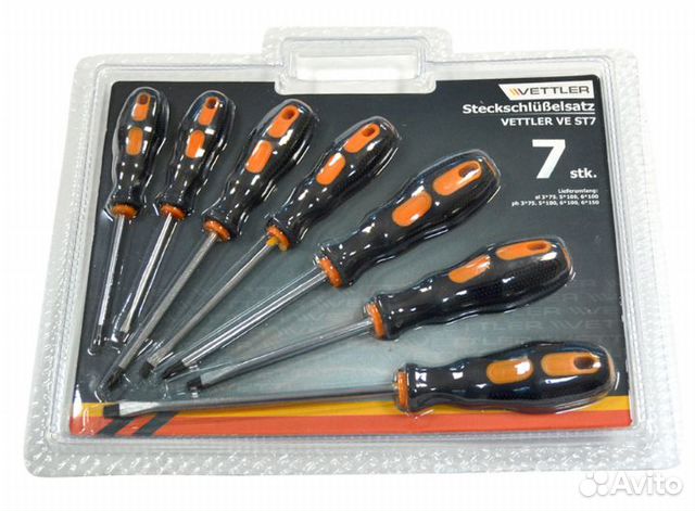 Набор отверток vettler 7 предметов