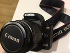 Зеркальный фотоаппарат Canon 1000d и 2 обьектива 1