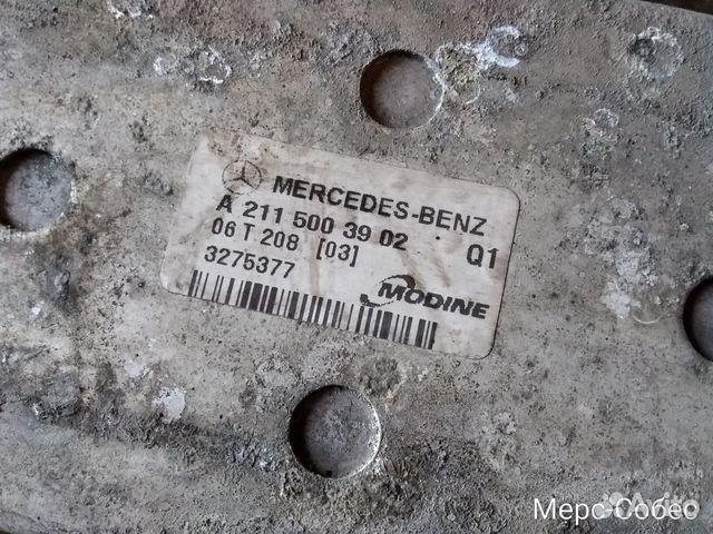 Интеркулер Mercedes W211 OM642 OM646